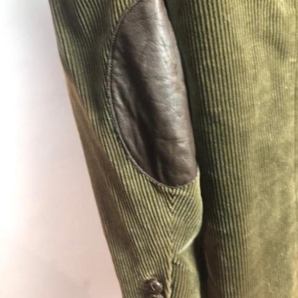 1980s Leather Elbow Patch---Blue Label Ralph Lauren Corduroy Blazer size "M" - Picture 2 of 13
